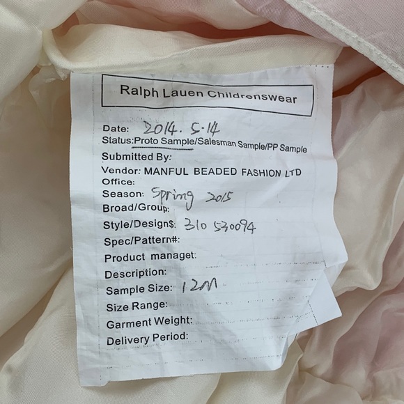 Ralph Lauren 12 Month Twirl Party Full Skirt Dress - Picture 8 of 8